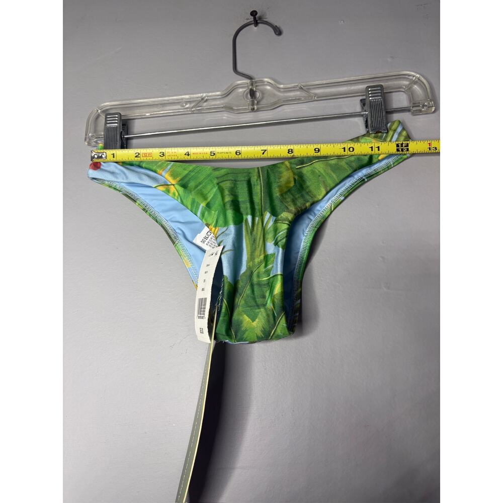 Brand New Farm Rio Women's Size XS Fresh Bananas Green Bikini Bottom Swimwear - Picture 4 of 5
